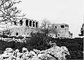 Bayt Jiz July 1948. Building used by the Harel Brigade as headquarters.