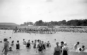 Beach scene, 1938