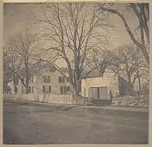 Bedford, Fitch Tavern, ca. 1895–1905. Archive of Photographic Documentation of Early Massachusetts Architecture, Boston Public Library.