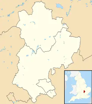 Maps of castles in England by county: B–K is located in Bedfordshire