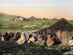 Photograph of Bedouins (wandering Arabs) of Tunisia, 1899