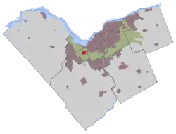 Location of Bells Corners