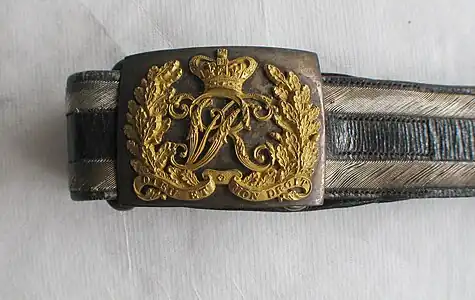 Belt worn by Lt Col Robert Wynyard.Auckland Museum