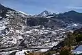 Benasque seen from the northwest (winter 2019)