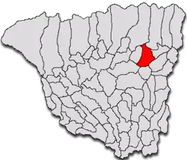 Location in Gorj County