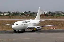 Benin Golf Air Boeing 737-200.