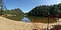 The swimming hole after a flood