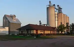 Chicago and North Western Railway depot in Beresford, South Dakota