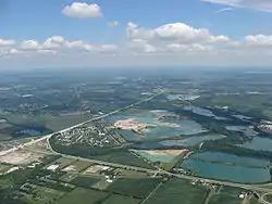 Lakes in southwestern Bethel Township