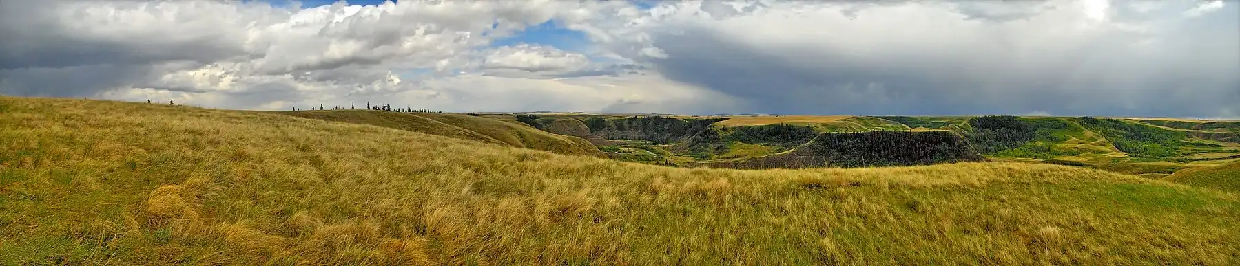 Panorama of Beynon, Alberta, Canada