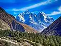 Bhagirathi Massif from Chirvasa