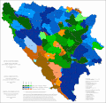 Religious structure of Bosnia and Herzegovina by municipalities in 2013