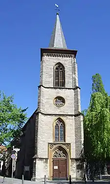 Süsterkirche in Bielefeld (steeple by Heyden), 1861