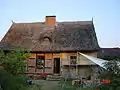 Loam-timber-framed 1707 house, under restoration (Biesenthal, Germany, 2006)