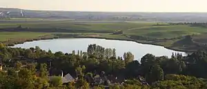 Lake Bindersee near Rollsdorf, Saxony-Anhalt