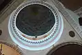 Dome detail with the Holy Ghost and angels, and small medallions of the Four Evangelists in the pendentives