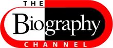 Logo for the Biography Channel