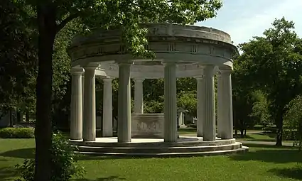 The Birge Memorial for George K. Birge, president of the Pierce-Arrow Motor Car Company.