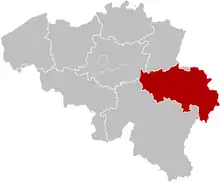 The Diocese of Liège, coextensive with the Liège Province