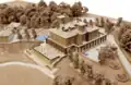 Model of restoration plans for Blackborough House in 2019