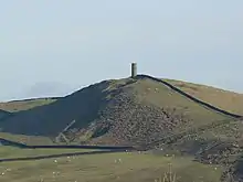 Prominent structure on a hill