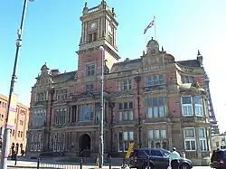 Facade of Blackpool Town Hall