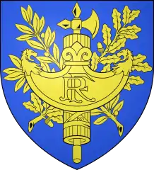 Blason fr république française (pelta)