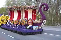 A Purple Viking ship