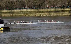 Women's race from the Putney Embankment