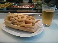 Madrilenian squid sandwich