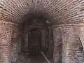 Subterranean entrance of the ruins of la granja de Bernuy de Párraces (Marugán).