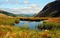 A bog on the Coast to Coast Walk next to St Sunday Crag