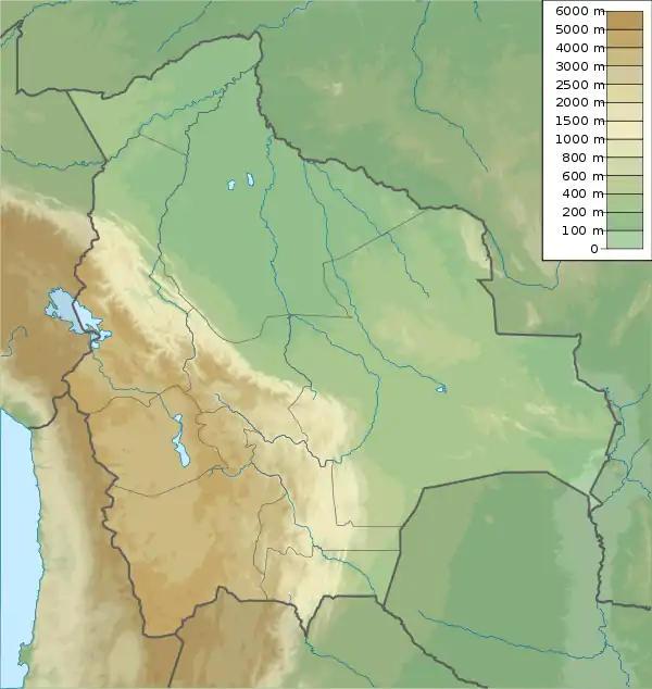 Nevado Anallajsi is located in Bolivia