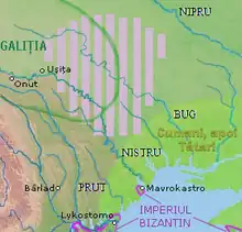 The territories of the Bolohoveni