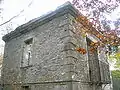 The 'New Lanark facing side' of the pavilion.