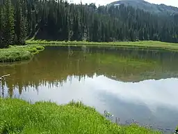 View of western lake