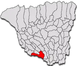 Location in Gorj County