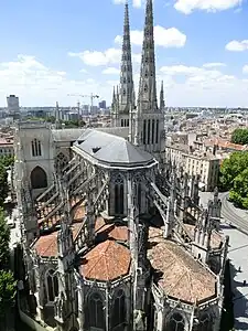 View of the cathedral from the tower