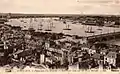 The Port de la Lune, perspective from the top of the spire Saint-Michel.