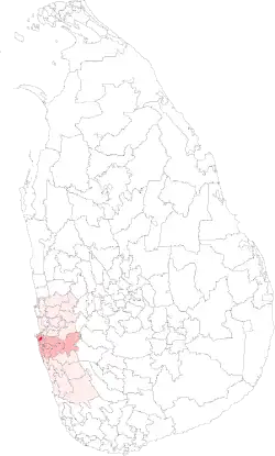 Location of Borella