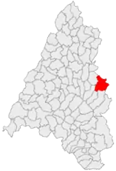 Location in Bihor County