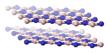 Hexagonal form (h-BN)hexagonal analogous to graphite