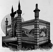 Bosnian pavilion at the 1897 Brussels World Exposition