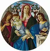 Botticelli:Madonna with Child. Now in National Museum in Warsaw.