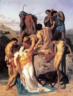 Zenobia found by Sheperds on the banks of the Araxes, by William-Adolphe Bouguereau