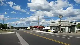 Looking north along U.S. Route 31