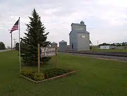 Welcome sign in Braddock