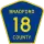 County Road 18 marker