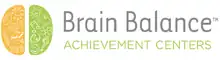 A logo showing a stylized brain. Both sides of the brain are filled with doodles indicating different abilities (letters, numbers, a clock,  music notes, etc.).