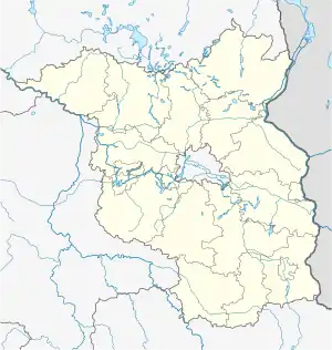 Eisenhüttenstadt   is located in Brandenburg